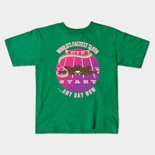 CUTE SLOTH - World's Fastest Sloth - SEIKA by FP Kids T-Shirt